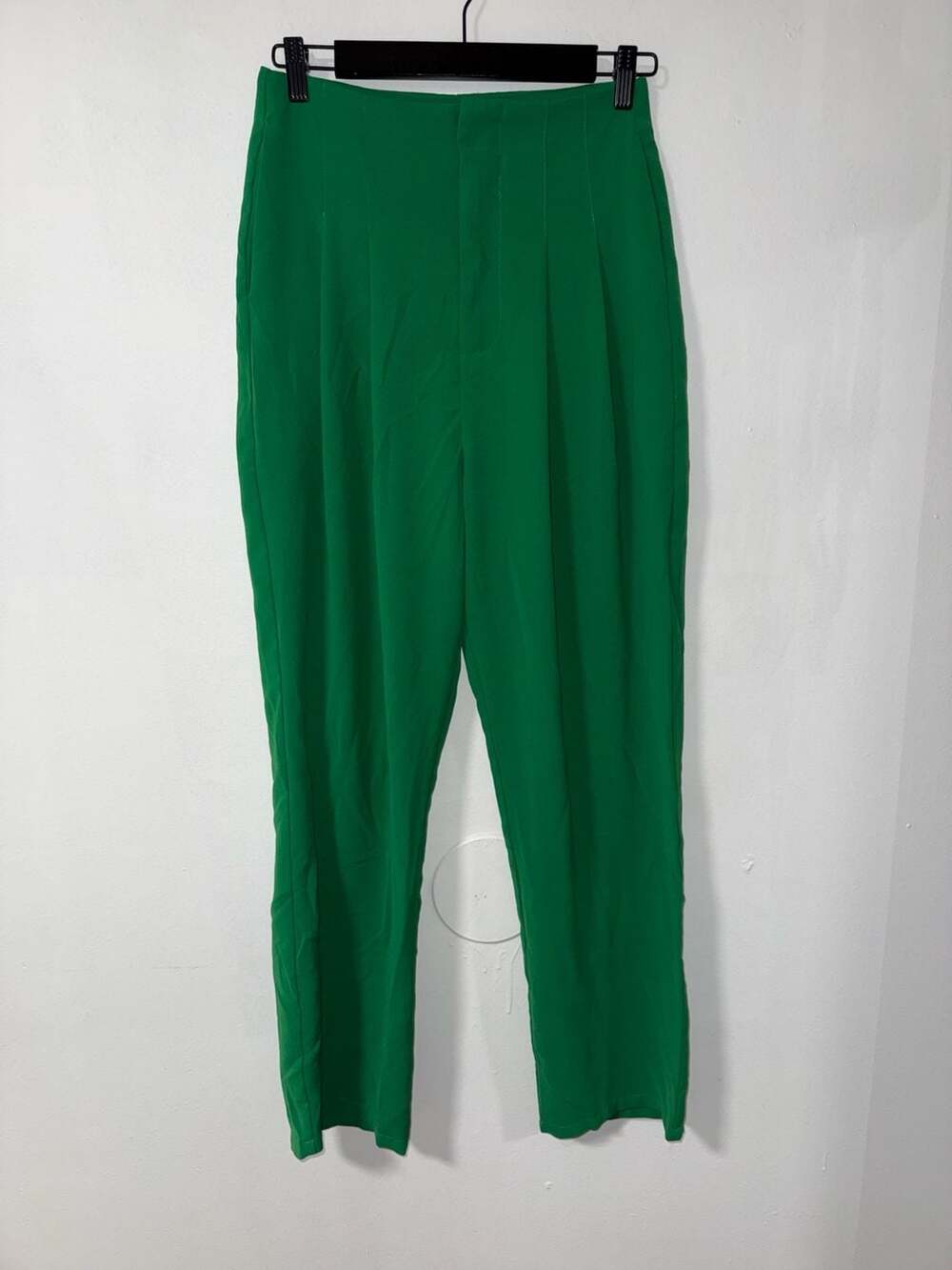 Flying Tomato Green Pleated Tapered Trousers Size S